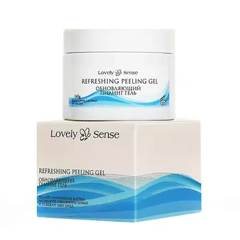 LOVELY SENSE Обновляющий отшелушивающий пилинг гель скатка для лица 140.0