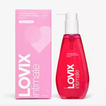 LOVIX Очищающее масло для интимной гигиены Rosy Oil