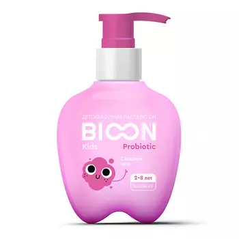 LOVULAR Детская зубная паста c пробиотиком, cахарная вата 200.0