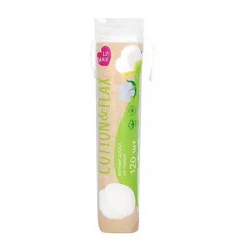 LP CARE Диски ватные со льном 120.0