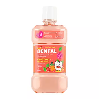 LP CARE Ополаскиватель для полости рта DENTAL Grapefruit+Fresh mint 500.0