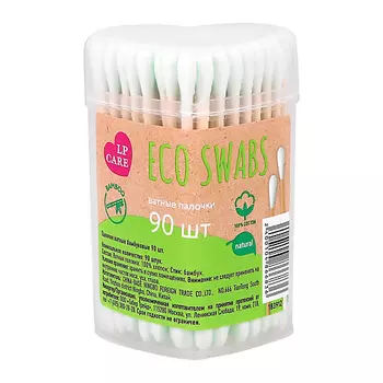 LP CARE Палочки ватные бамбуковые 90.0