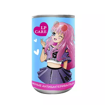 LP CARE Салфетки влажные Funny антибактериальные в банке 30.0