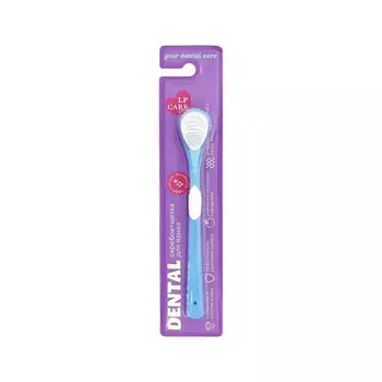 LP CARE Скребок для чистки языка DENTAL Двухсторонний