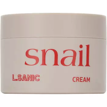 LSANIC Обновляющий крем для лица с муцином улитки и комплексом керамидов Snail Cream
