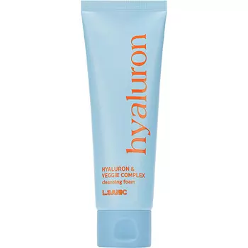 LSANIC Увлажняющая очищающая пенка для лица с гиалуроновой кислотой и растительным комплексом Hyaluron Cleansing Foam
