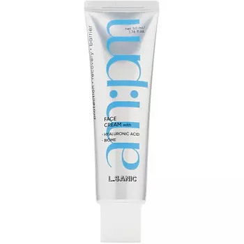 LSANIC Увлажняющий крем для лица с гиалуроновой кислотой и пробиотиками Am:Pm Face Cream