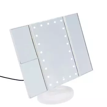 LUAZON Настольное зеркало с подсветкой KZ-07