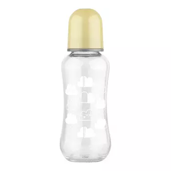 LUBBY Бутылочка для кормления с соской молочной, с рождения