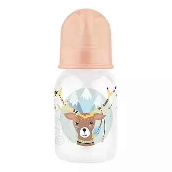 LUBBY Бутылочка для кормления с соской молочной Я люблю, с рождения