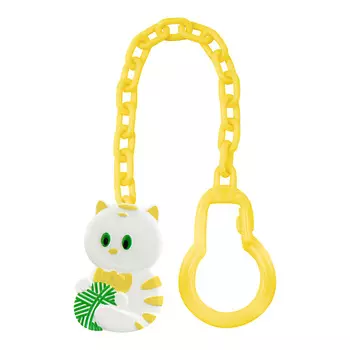 LUBBY Клипса для пустышки Котенок с рождения