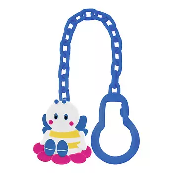 LUBBY Клипса для пустышки Пчелка с рождения