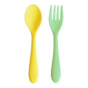 LUBBY Ложка и вилка с 4 месяцев, just lubby
