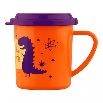 LUBBY Поильник-кружка с крышкой,динозавр, с 12 месяцев