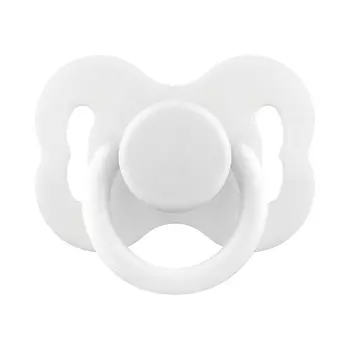 LUBBY Пустышка латексная с круглым соском с рождения