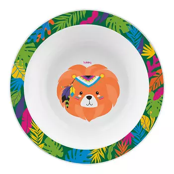 LUBBY Тарелка, антискользящая, с 6 месяцев