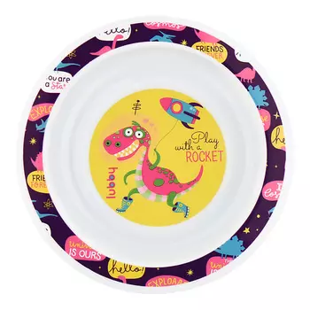 LUBBY Тарелка на присоске, с 6 месяцев