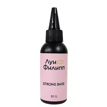 ЛУИ ФИЛИПП Прозрачная База для ногтей Strong Base черная баночка с носиком