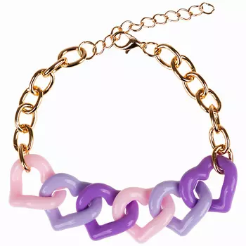 LUKKY Браслет в виде сердечек