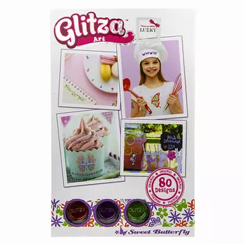 Lukky Glitza Набор для создания временных тату дизайнов Бабочки