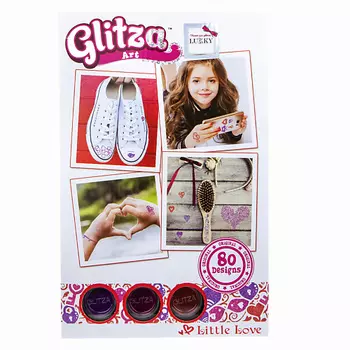 LUKKY Glitza Набор для создания временных тату дизайнов Маленькая любовь