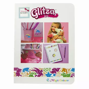 Lukky Glitza Набор для создания временных тату дизайнов Волшебные единороги