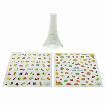 LUKKY Лак для ногтей с наклейками