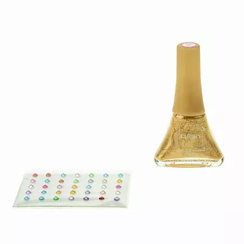 LUKKY Лак для ногтей в наборе со стразами