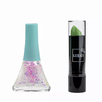 LUKKY Лак и помада меняющая цвет в наборе
