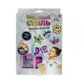 LUKKY Набор наклейки на одежду Блестящий стиль