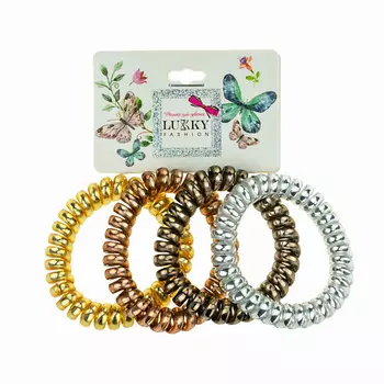 LUKKY Набор резинок-пружинок для волос