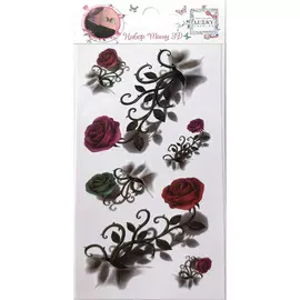LUKKY Набор тату 3D, розы