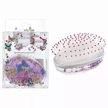 LUKKY Расчёска массажная с блестящими конфетти