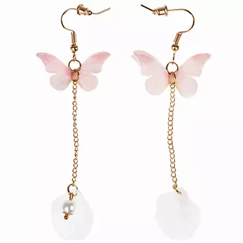 LUKKY Серьги с подвесками Нежные бабочки