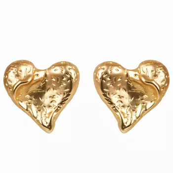 LUKKY Серёжки Золотые сердца