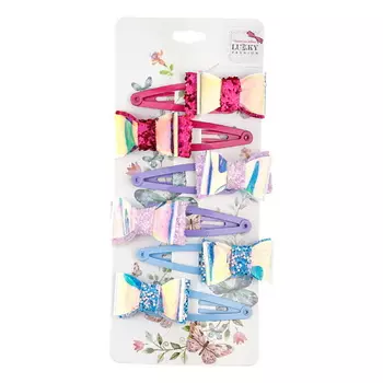 LUKKY Заколки Бантики Голография