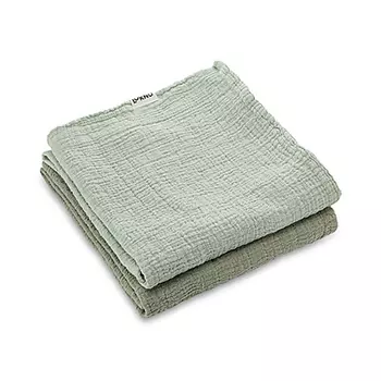 LUKNO Набор муслиновых пеленок белая ива и лавровый лист