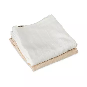 LUKNO Набор муслиновых пеленок Мягкая глина и белый снег