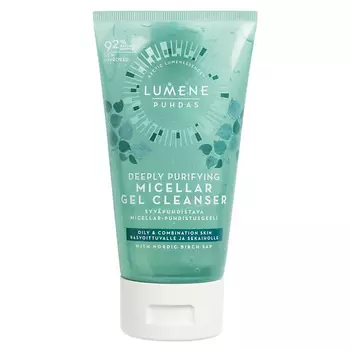 LUMENE Глубоко очищающий мицеллярный гель для умывания Deeply Purifying Cleanser 150.0