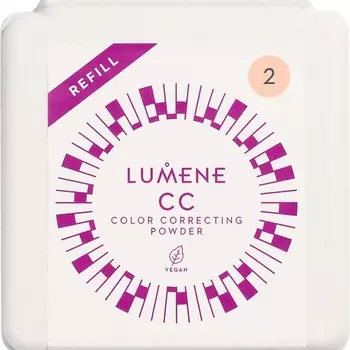 LUMENE Компактная цветокорректирующая пудра CC Color Correcting, сменный блок