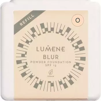 LUMENE Компактная тональная пудра Blur Longwear SPF 15, сменный блок