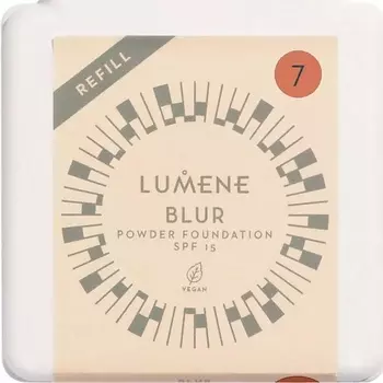 LUMENE Компактная тональная пудра Blur Longwear SPF 15, сменный блок