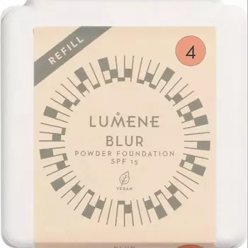 LUMENE Компактная тональная пудра Blur Longwear SPF 15, сменный блок