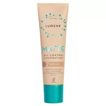 LUMENE Матирующий тональный крем Matte Oil-Control Foundation SPF20