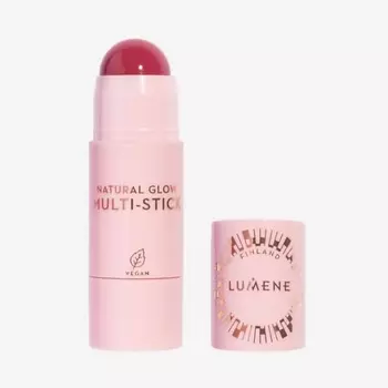 LUMENE Сияющие румяна, помада и тени 3-в-1 atural Glow Multi-stick