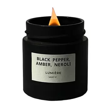 LUMIERE Свеча ароматическая "Черный перец, амбра и нероли" 1.0