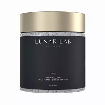 LUNAR LABORATORY Морская соль для ванны ароматизированная, расслабляющая, фиалка и шафран 500.0
