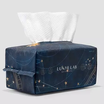 LUNAR LABORATORY Одноразовые хлопковые полотенца для лица и тела /100 шт