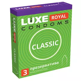 LUXE CONDOMS Презервативы LUXE ROYAL Classic