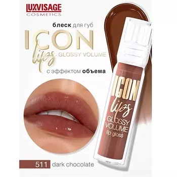 LUXVISAGE Блеск для губ с эффектом объема ICON lips glossy volume